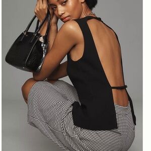 Maeve. Anthropologie open back vest.